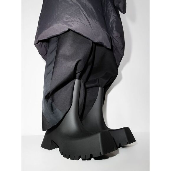 Balenciaga Men Trooper Rubber Boots - Picture 2 of 4